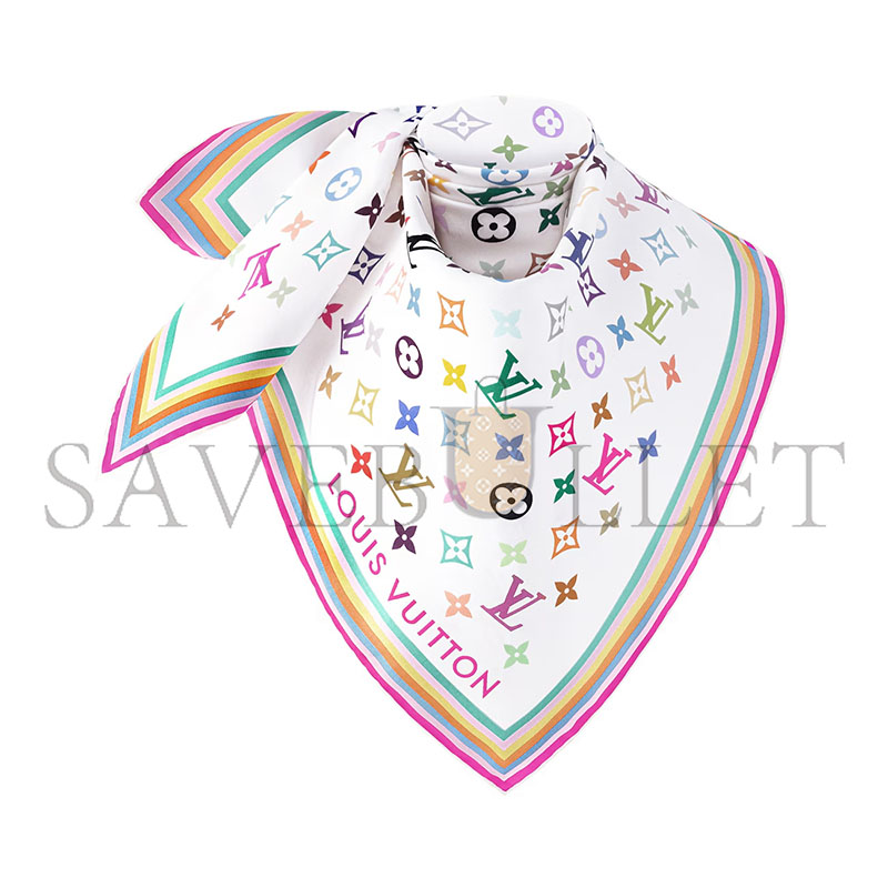LOUIS VUITTON MURAKAMI LV X TM MONOGRAM MULTICOLOR SQUARE 90 M94967 (90*90cm) LOUIS VUITTON MURAKAMI LV X TM MONOGRAM MULTICOLOR SQUARE 90 M94967 (90*90cm)